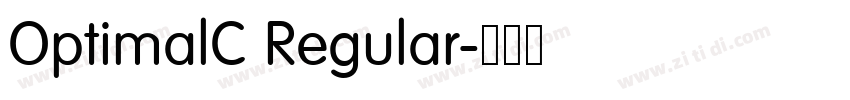 OptimalC Regular字体转换 OptimalC Regular字体转换